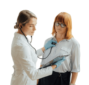 Doctor promoting preventive health checkups at HealthChecks360